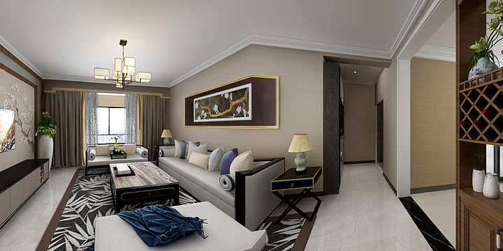 设计师鷶-阳光水岸 段姐128 2卫-Mo-副本-装修设计方案