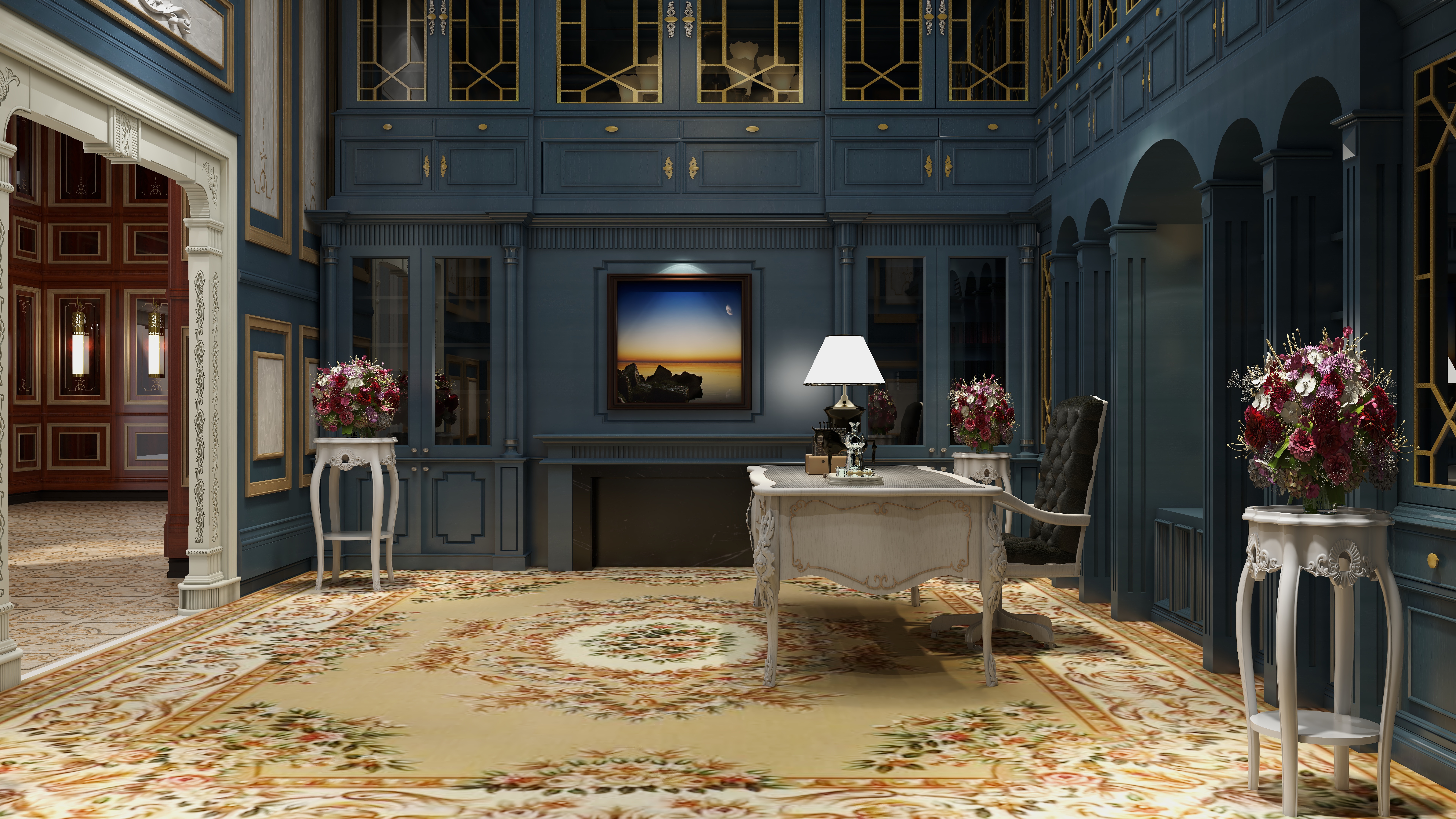 外城行者-公司展厅-全屋定制体验馆装修效果图