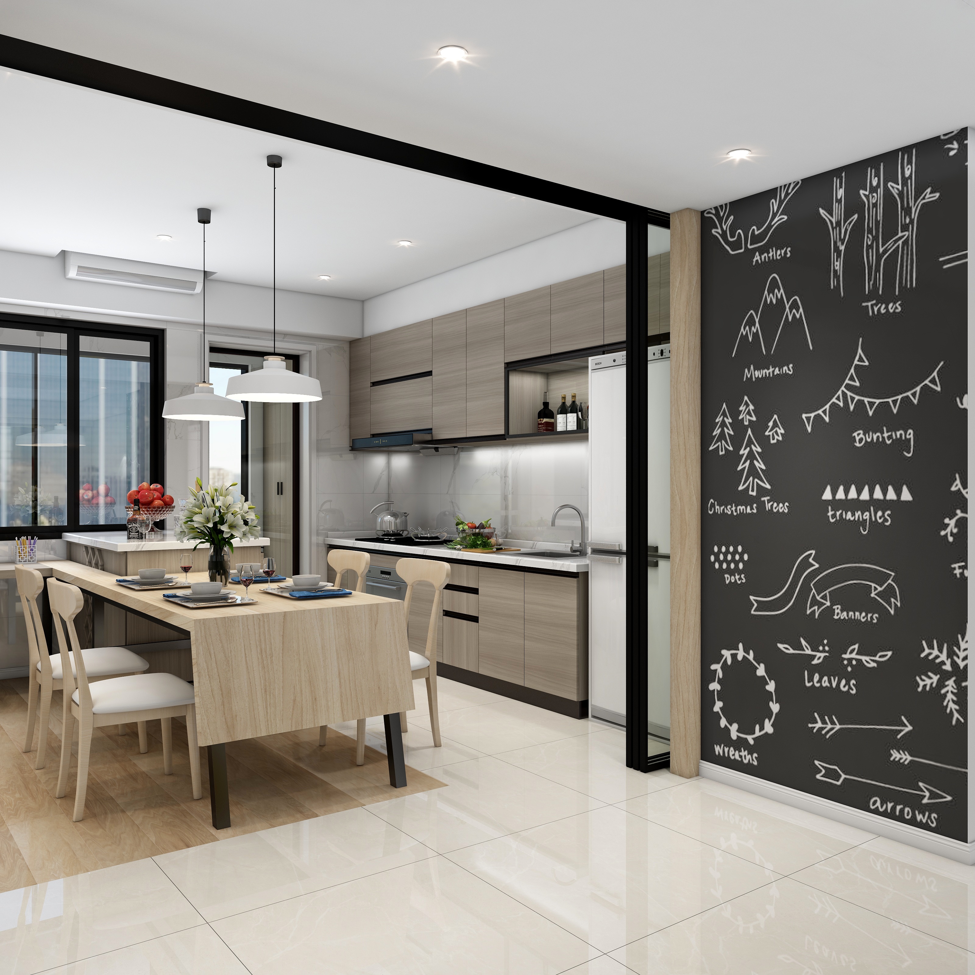 北风设计-小型loft-装修设计方案