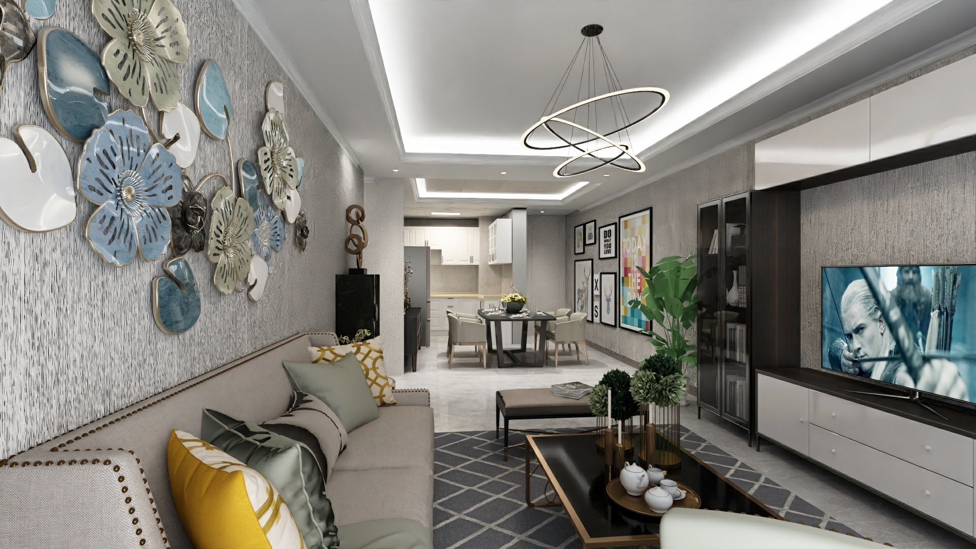 胡子设计-三房两厅型图-装修设计方案