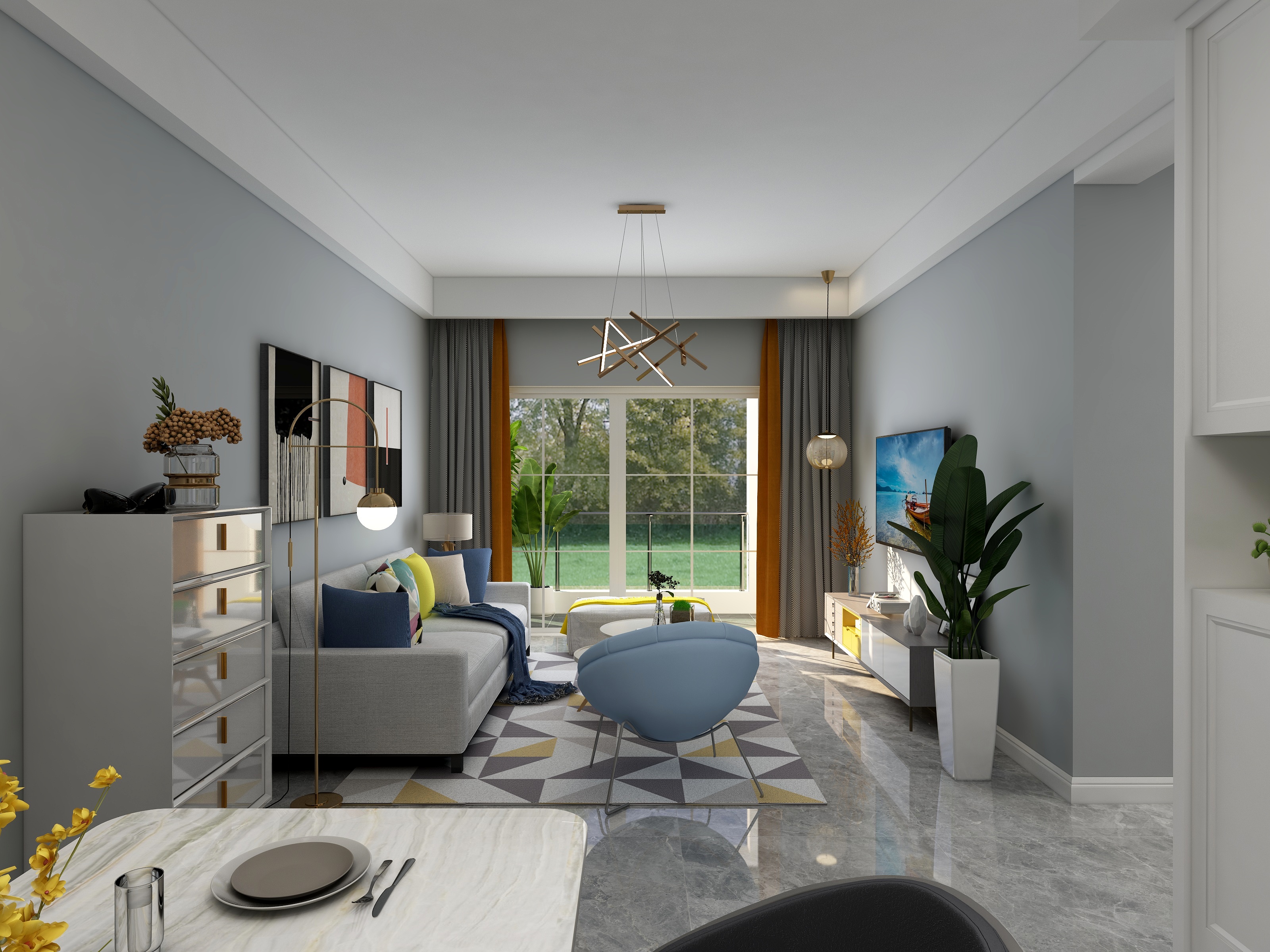 方圆室内设计吴工-半岛邱-装修设计方案