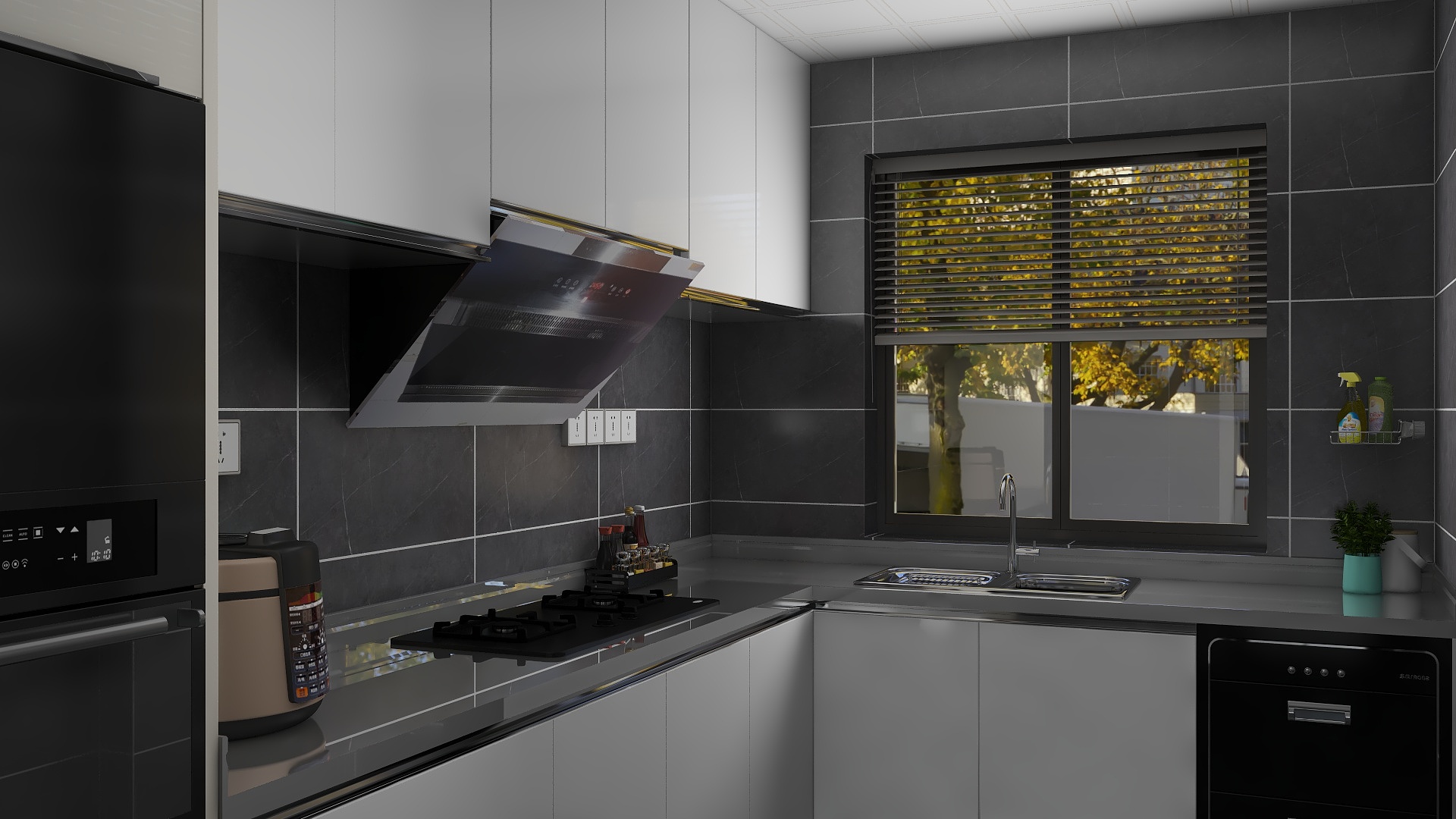 筑简设计-简美-石棉春天国际5-1-701效果图-杨乃锐-装修设计方案