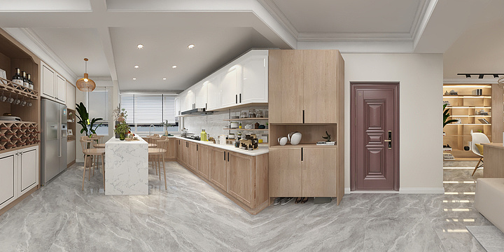 chanNKWe-万达上东区（日式北欧）-装修设计方案