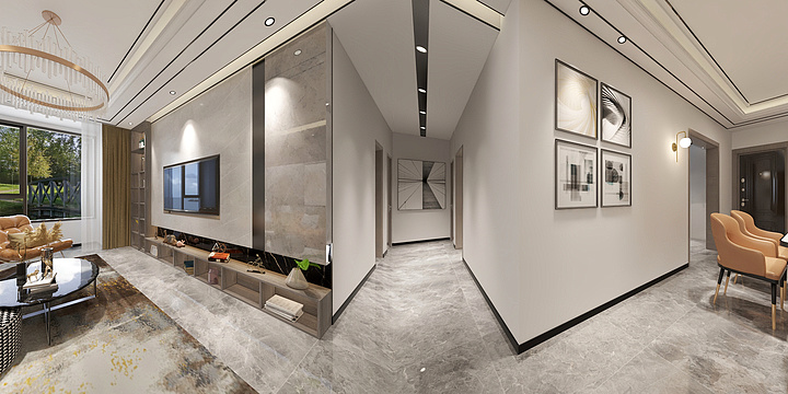 瑞文设计aJVf-名仕花园120-副本-装修设计方案