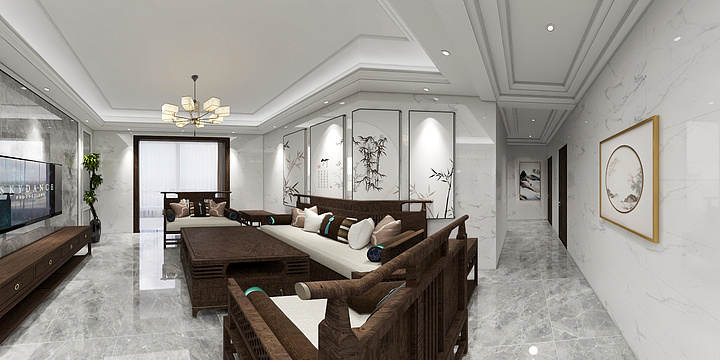 设计师黄志高-恒福好莱坞3#1户型-装修设计方案