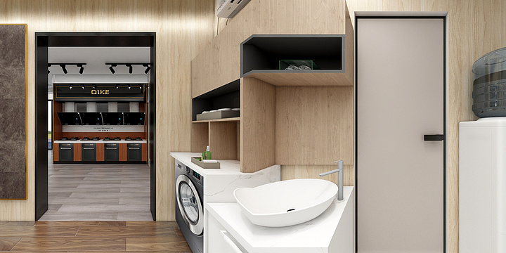 柏兰特设计工作室王朝-全屋定制展厅-装修设计方案