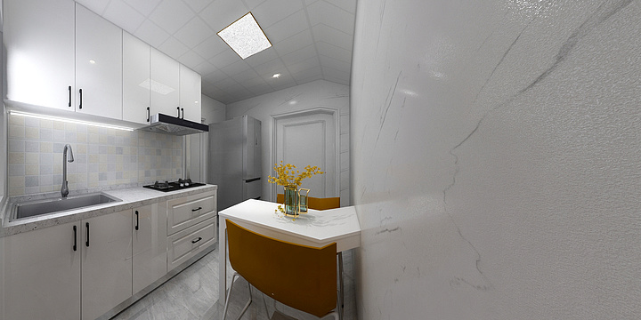 梅花鹿M-7-19现代效果图参考-装修设计方案