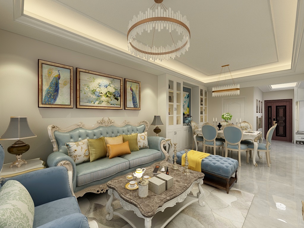 百家一品李玲-中铁城22#1903-装修设计方案