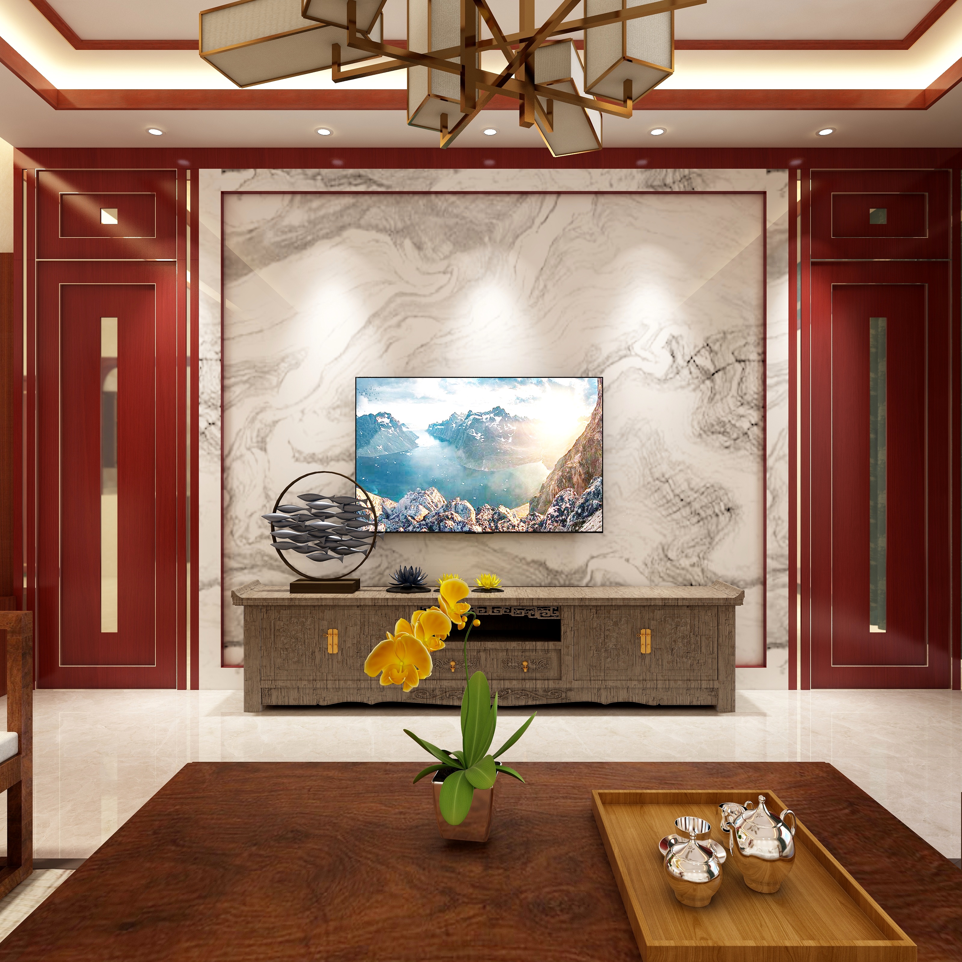 懂设计123-富民花园120-装修设计方案