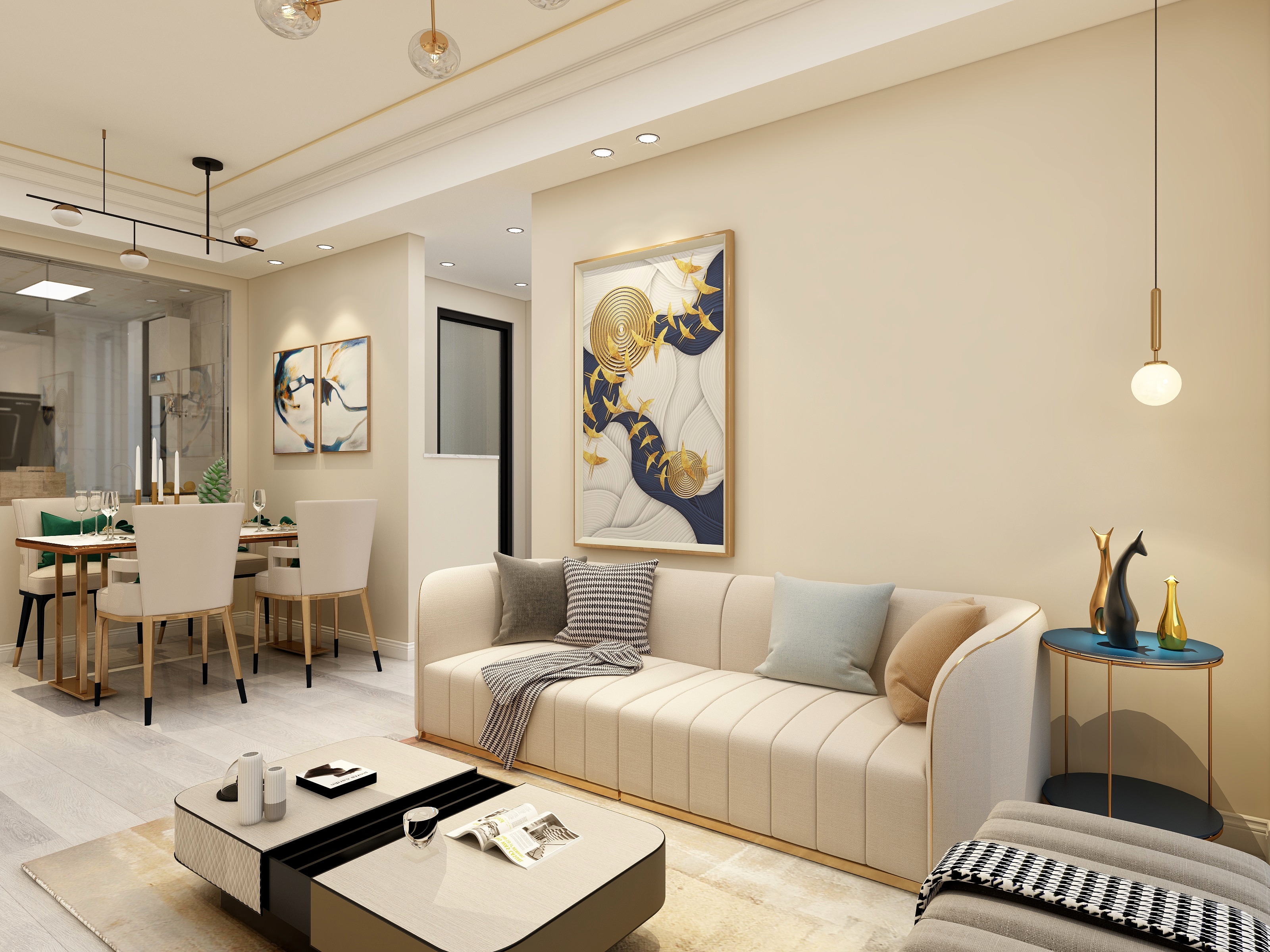 RGB设计-江山印-轻奢风格-装修设计方案