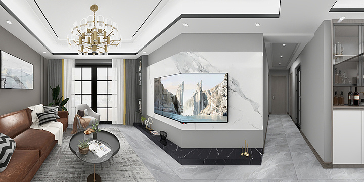 LZD梁工-蓝湖国际王哥姚姐-装修设计方案