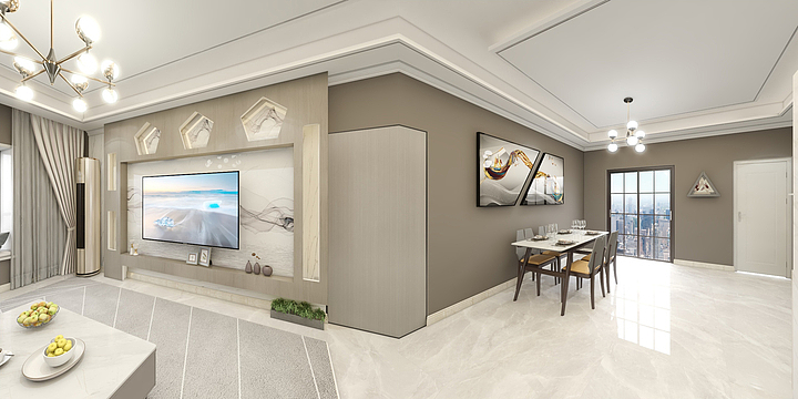 南阳下线-唐河-张阳-现代风格客厅-装修设计方案
