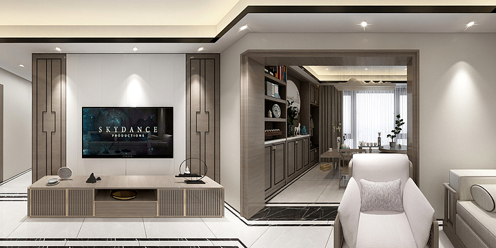 小程君-国宾一号新中式-装修设计方案