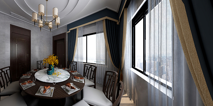 浙江鹏飞装饰-春建自建房1-装修设计方案