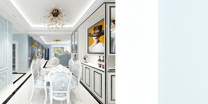 西安玖思荇装饰工程有限公司-瑞麟君府2号楼-装修设计方案