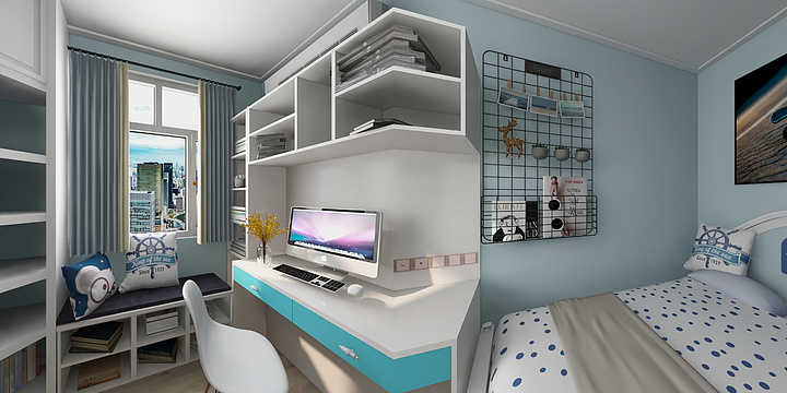 坤仔OK-付小姐卧室方案2-装修设计方案