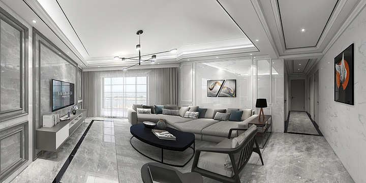 设计师黄志高-恒福好莱坞2#1户型2户型-装修设计方案