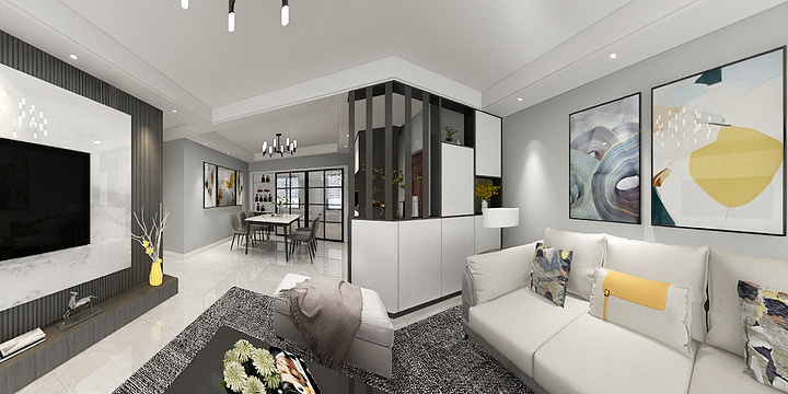 赣榆品优装饰-龙湖海岸李府-装修设计方案