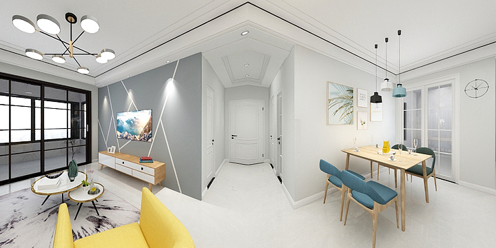 铜钱草53-息县碧桂园115㎡-装修设计方案