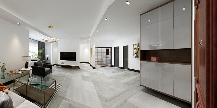 爱瑞德首席设计师文强-和馨小区-装修设计方案