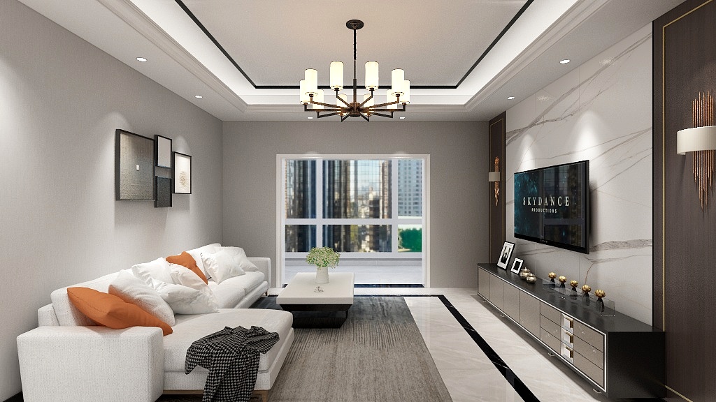 鹿见森-麻城博森翰林城24-2-2303-装修设计方案