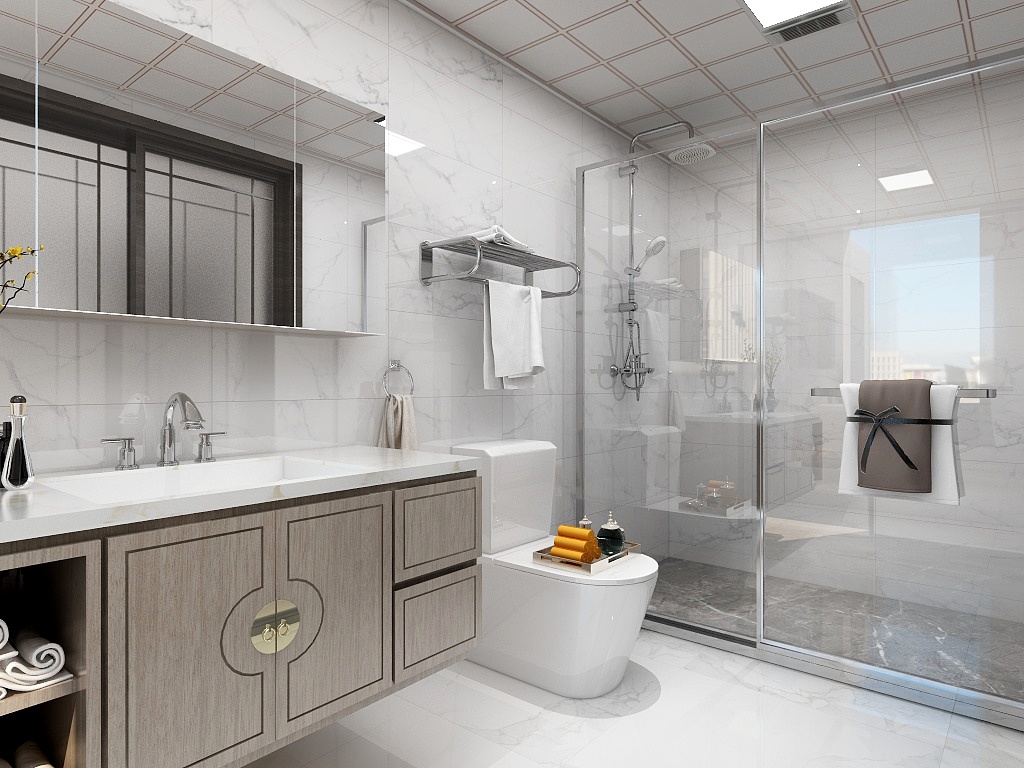 RGB设计-新中式别墅三楼.-装修设计方案