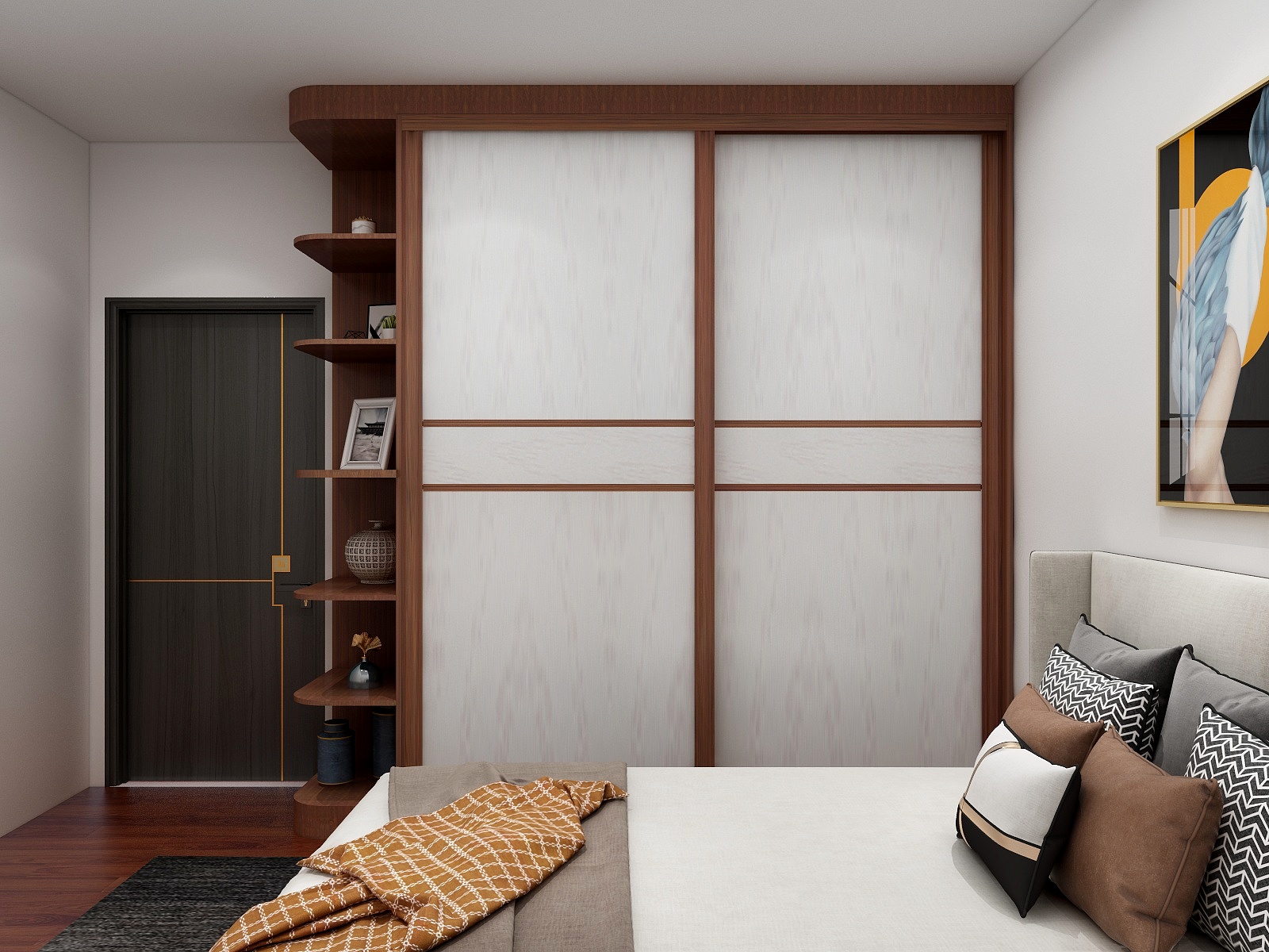 李倩芳-2020.7.21主人房衣柜修改-装修设计方案