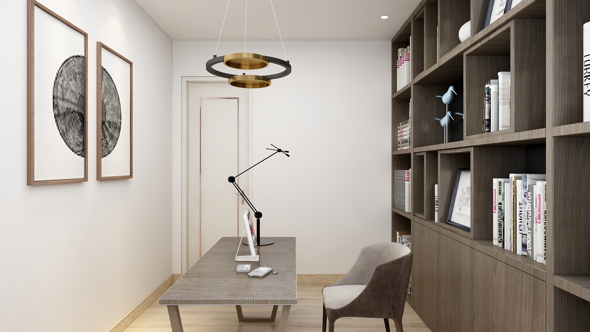 十沐宿设计工作室-现代简约轻奢港式装修效果图