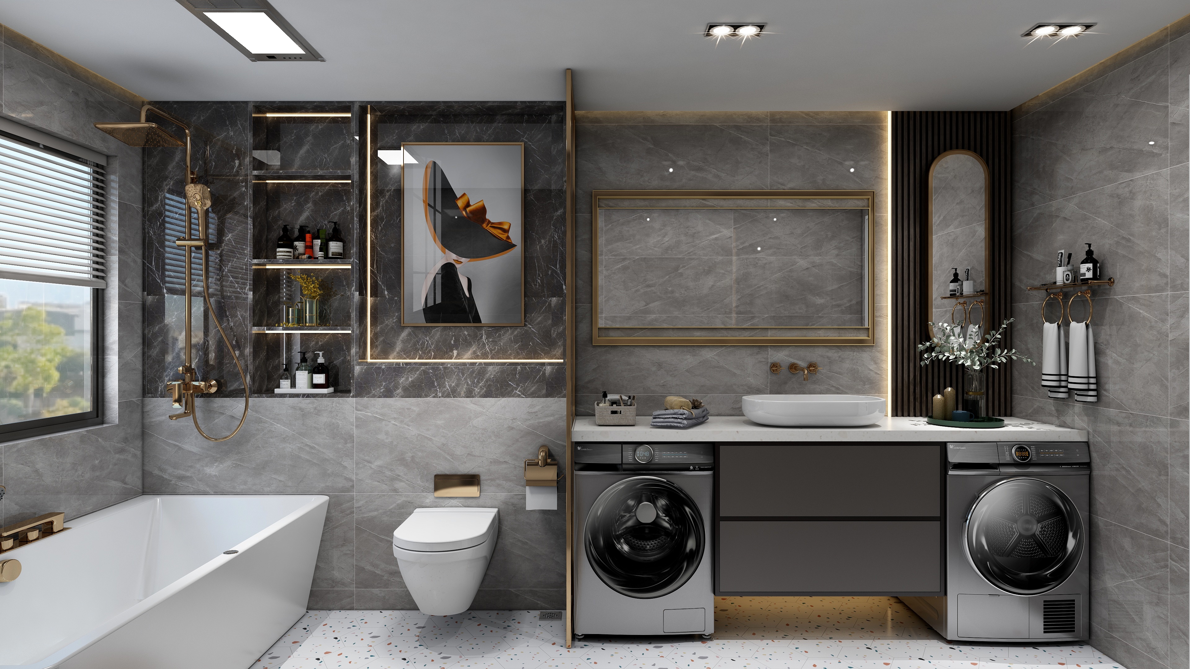 设计艺-[FUN空计划]小天鹅烘洗系列-装修设计方案