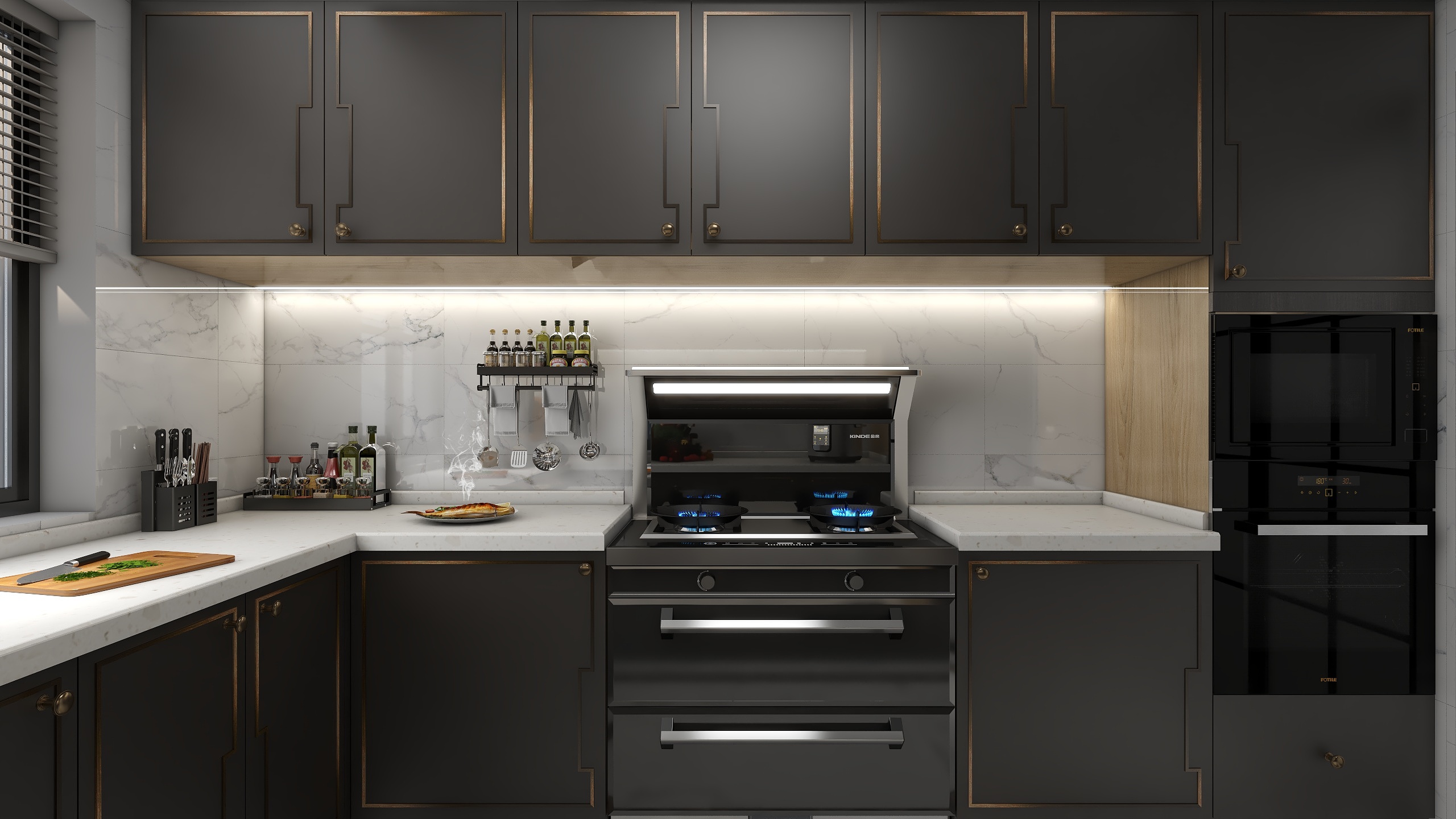 凸@_@凸-御溪世家-厨房-装修设计方案