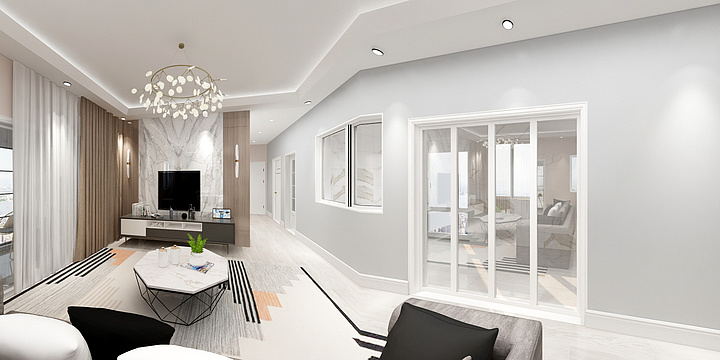 柒月丶菲-正黄6期B-装修设计方案