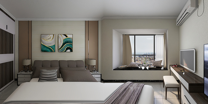 百色大津梁胜姜-五洲半岛阳光-装修设计方案