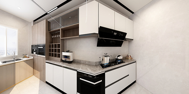 哈尔滨代理商-金凯国际大板效果图-装修设计方案