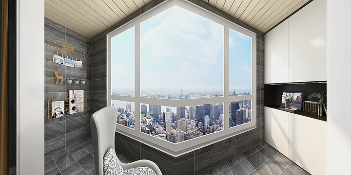 华驰建筑装饰工程有限公司-轩辕盛世二期D区-装修设计方案