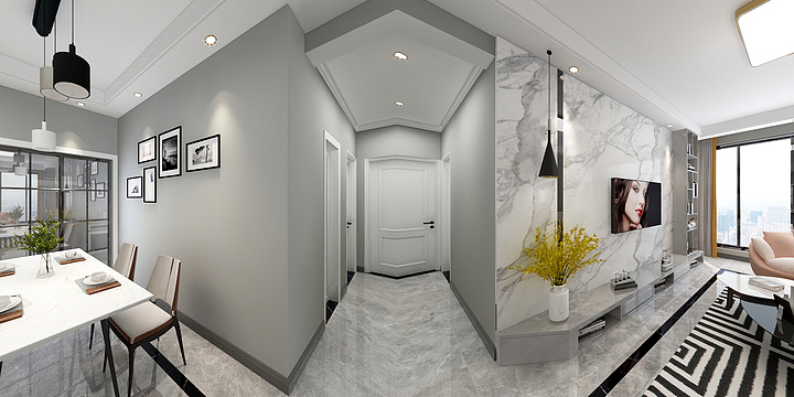 定制设计小大妈-君悦湾异型厨房-副本-装修设计方案