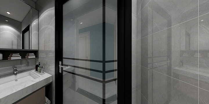 天盛立家装饰李远-翡翠五期现代极简-装修设计方案