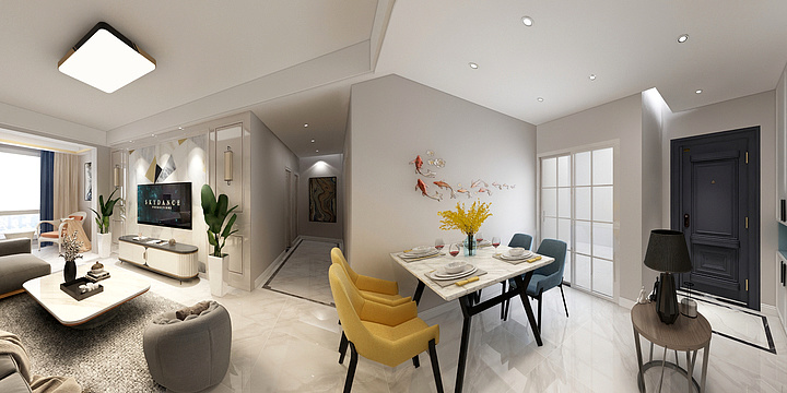 明日Design-天玺@现代简约96-装修设计方案