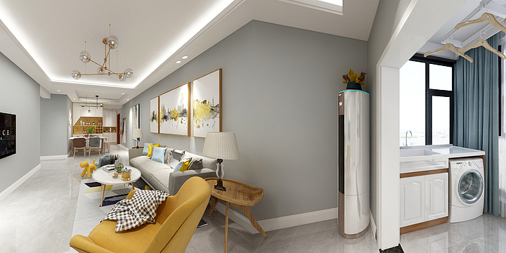 泊漫装饰-海伦堡A5地块1栋3106-无背景墙-副本-装修设计方案