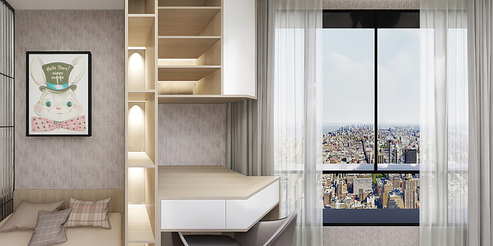 鲨掉西东-潮南龙光3-1411-(第六版)-装修设计方案