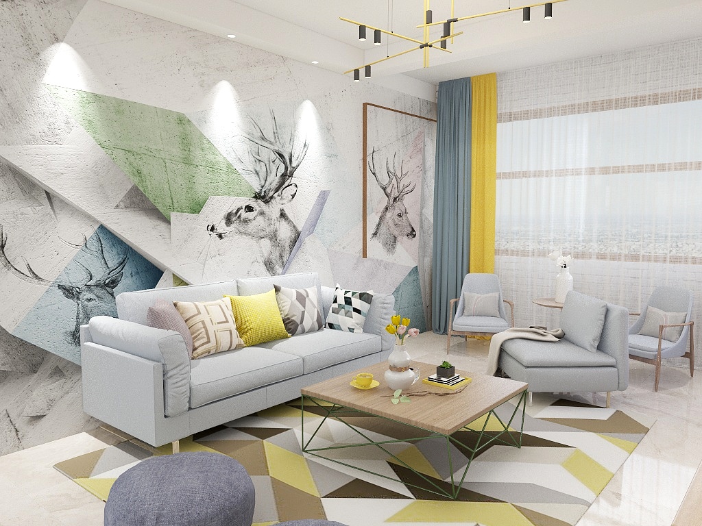 墨云香-保利国际-装修设计方案