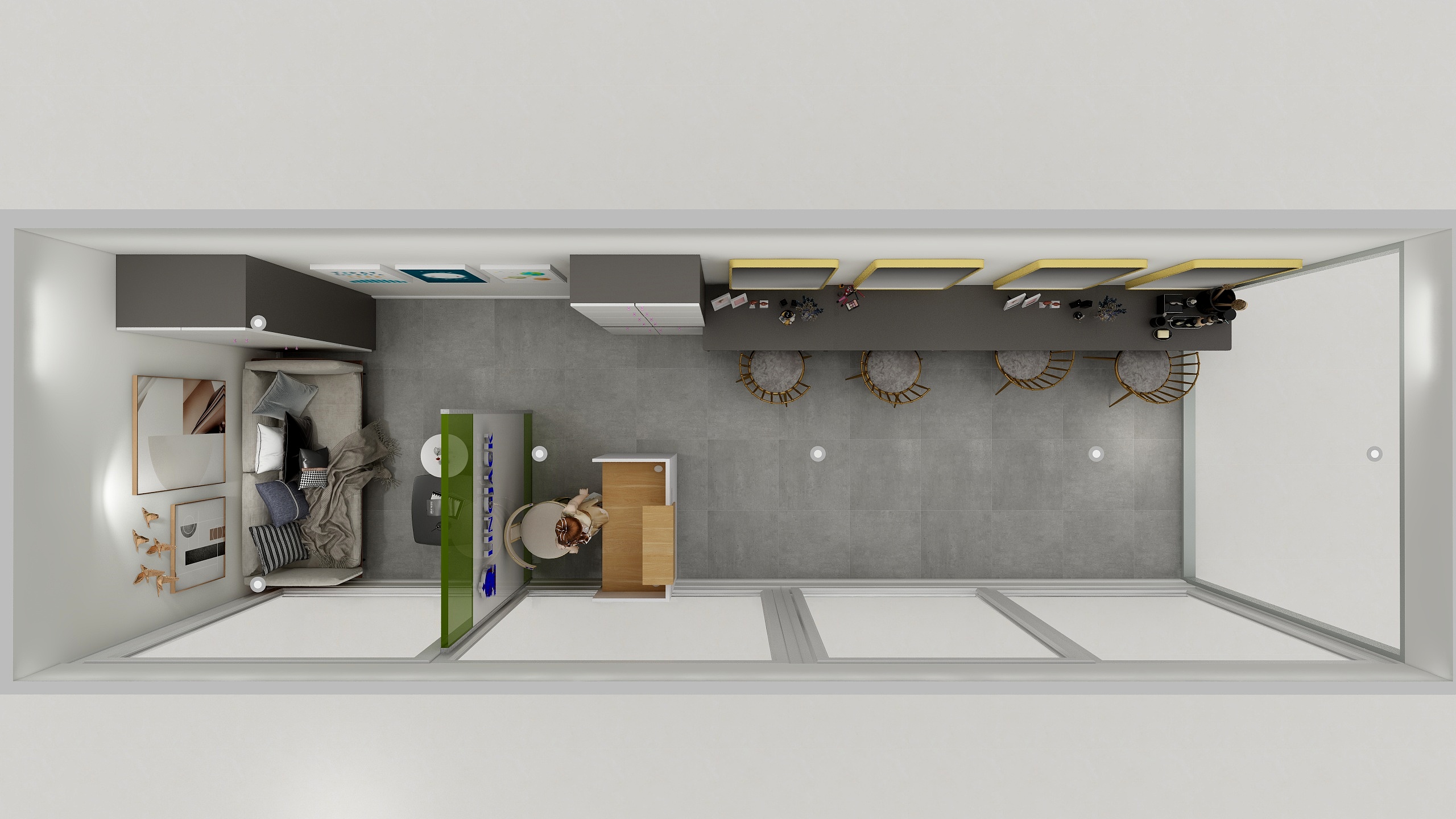 陶丽影-漂亮化妆店-装修设计方案