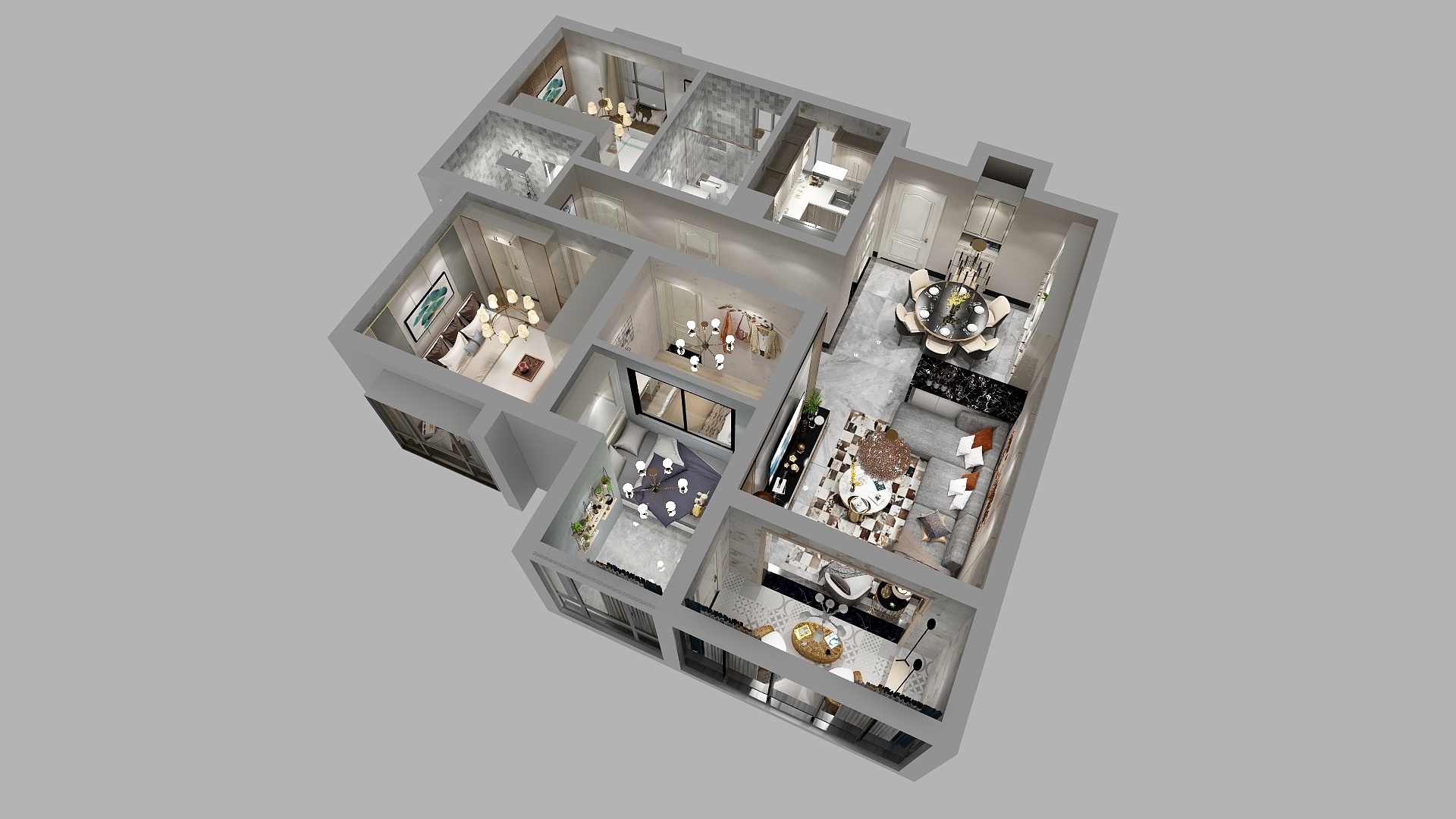 钟氏设计-袁女士雅居-装修设计方案