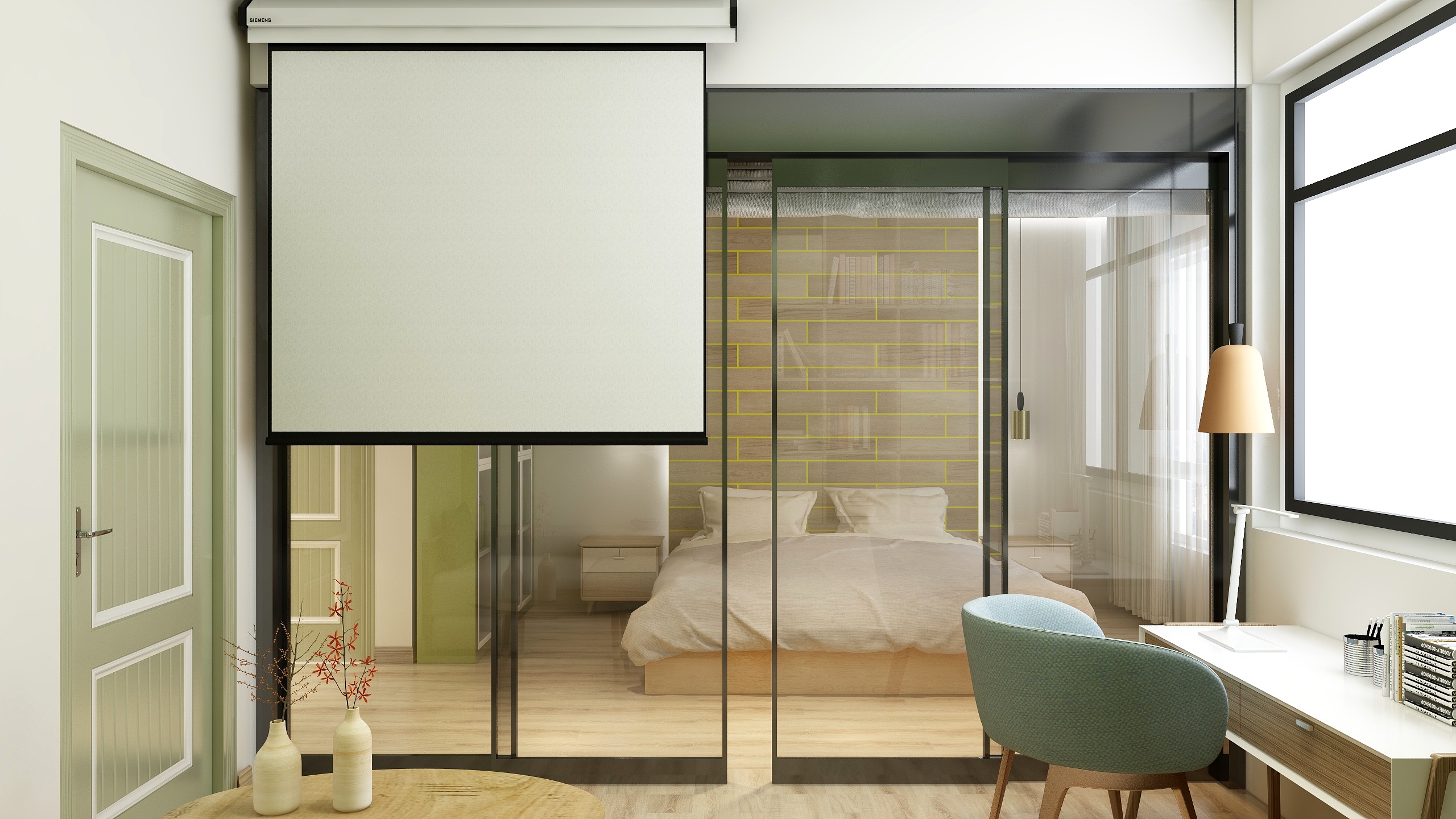 一公分-一抹清新-装修设计方案