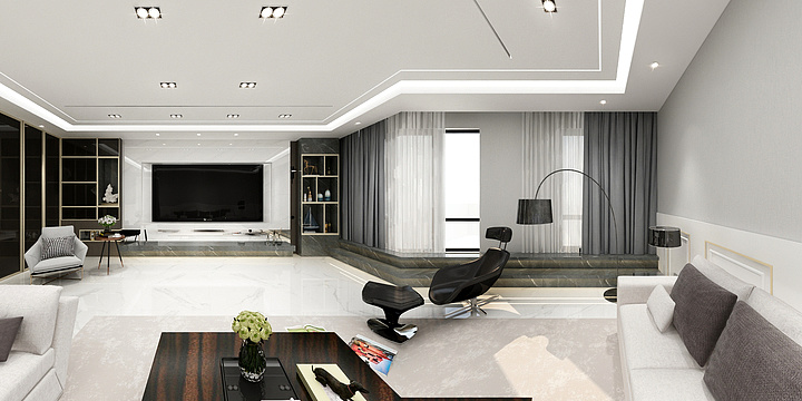 Z张航瑞D-紫楹台 9栋底复-装修设计方案