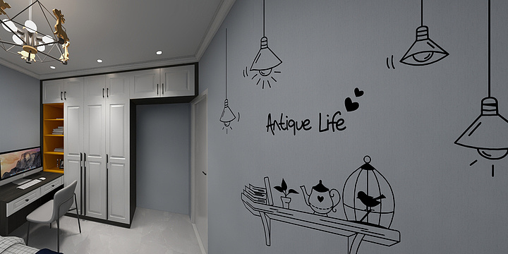 g锅子z-虢悦东郡0203-装修设计方案