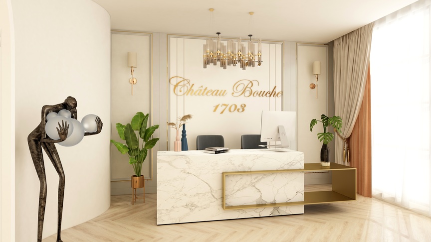 Peace And Love And Respect-婚纱店装修效果图