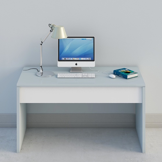 Modern Desks,Desks,Black+Blue