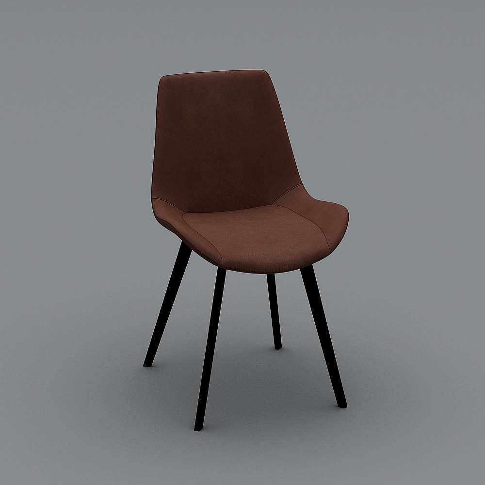 KMQ-Y126：餐椅3D模型