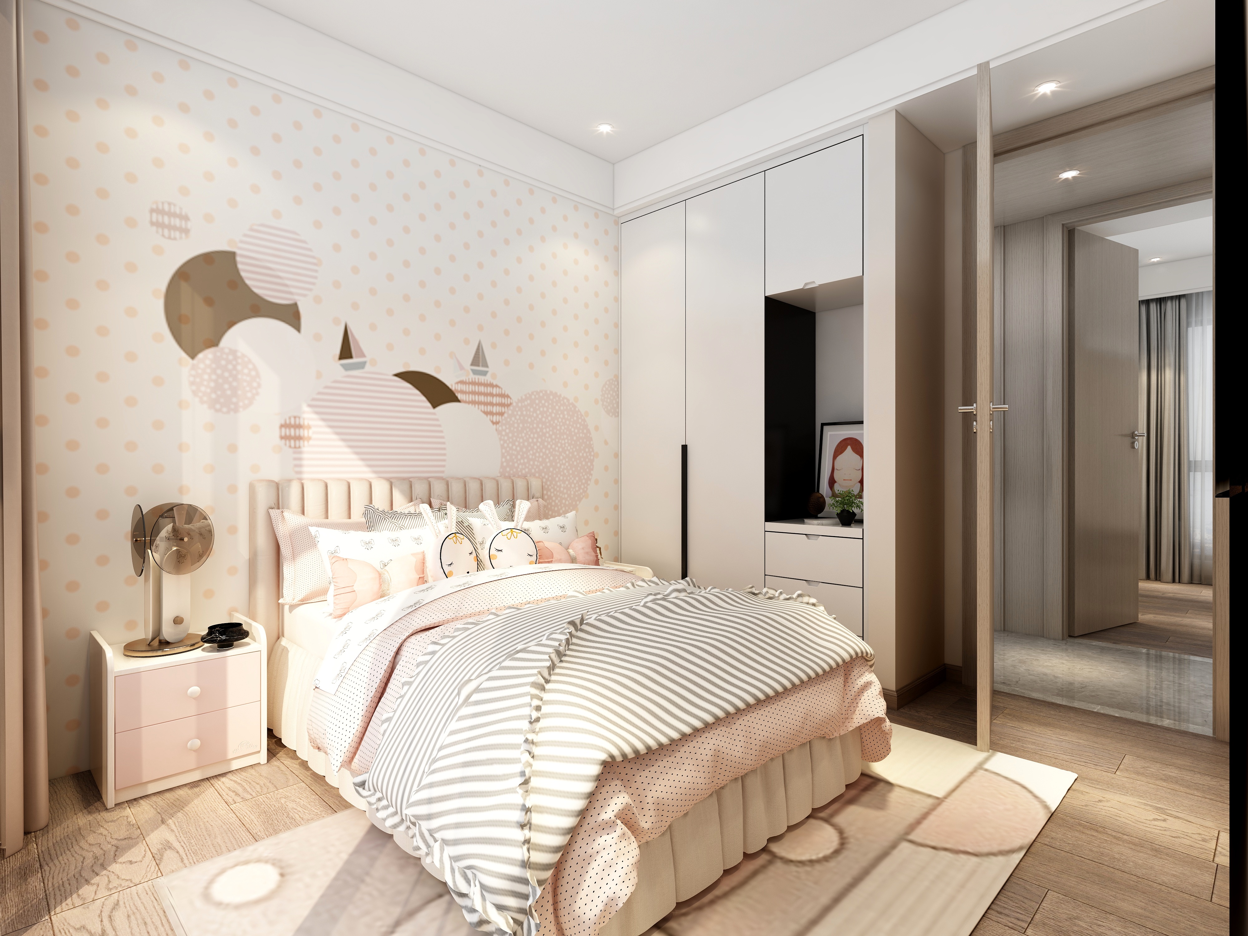 梁筑设计-《复式》金地壹悦府-若崖200平装修效果图