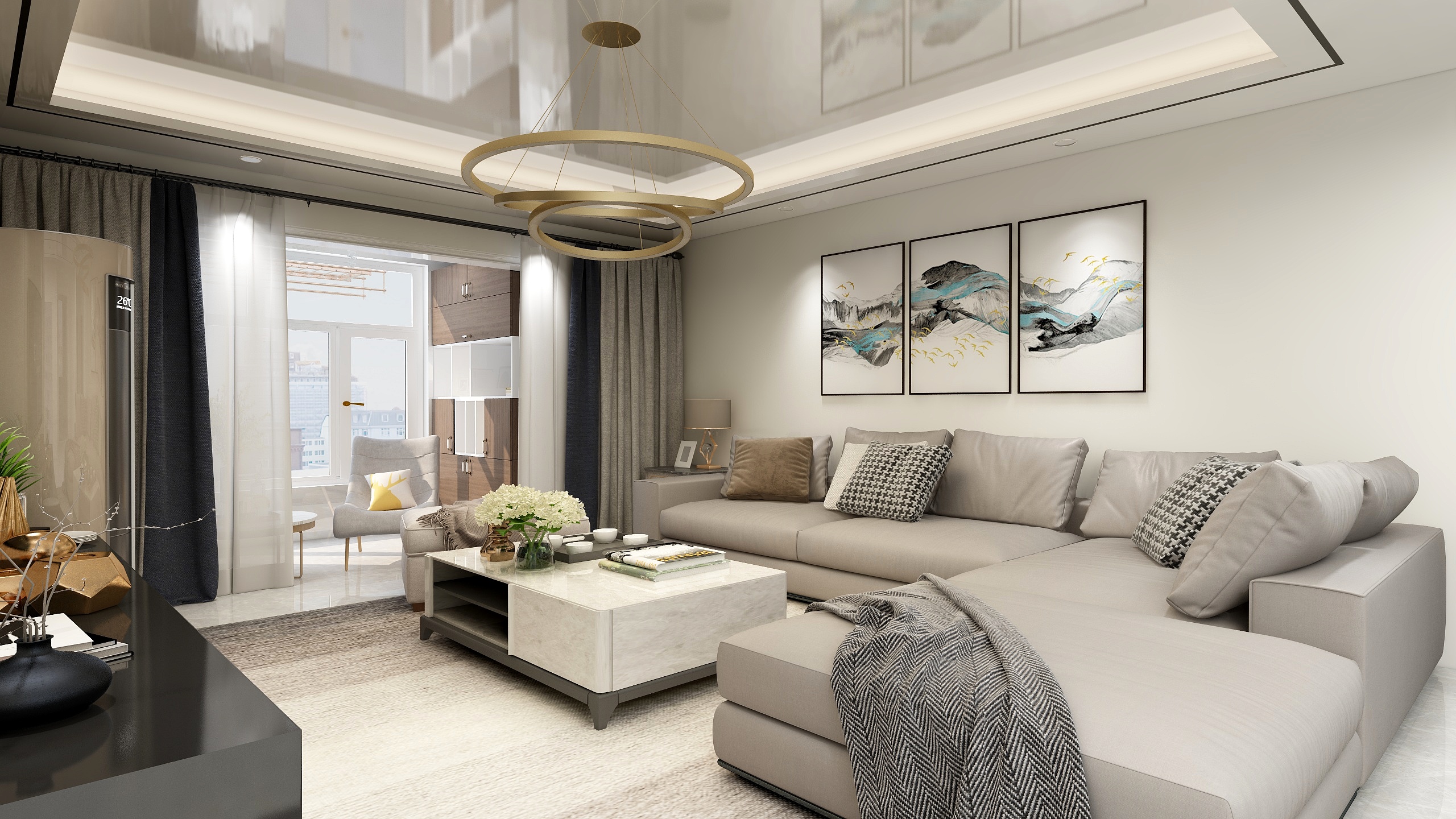 A设计师崔峰-金宇公馆乔女士-装修设计方案